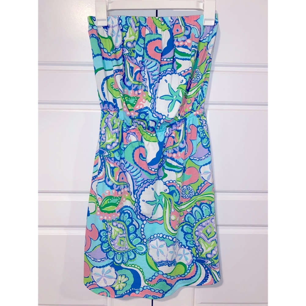 Lilly Pulitzer Strapless Cotton Dress